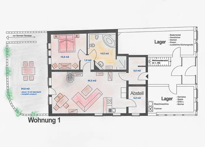 Lägenhet Wetekams W1 Diemelstadt